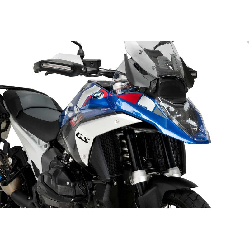 DEFLETTORI LATERALE INFERIORE PUIG COMPATIBILE PER BMW R 1300 GS TRIPLE BLACK 2023 > 2024 TRASPARENTE 21902W