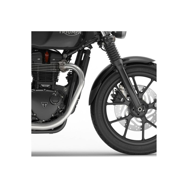 ESTENSIONE PARAFANGO ANTERIORE PUIG COMPATIBILE PER TRIUMPH STREET TWIN 900 2016 > 2022 NERO OPACO 9224N