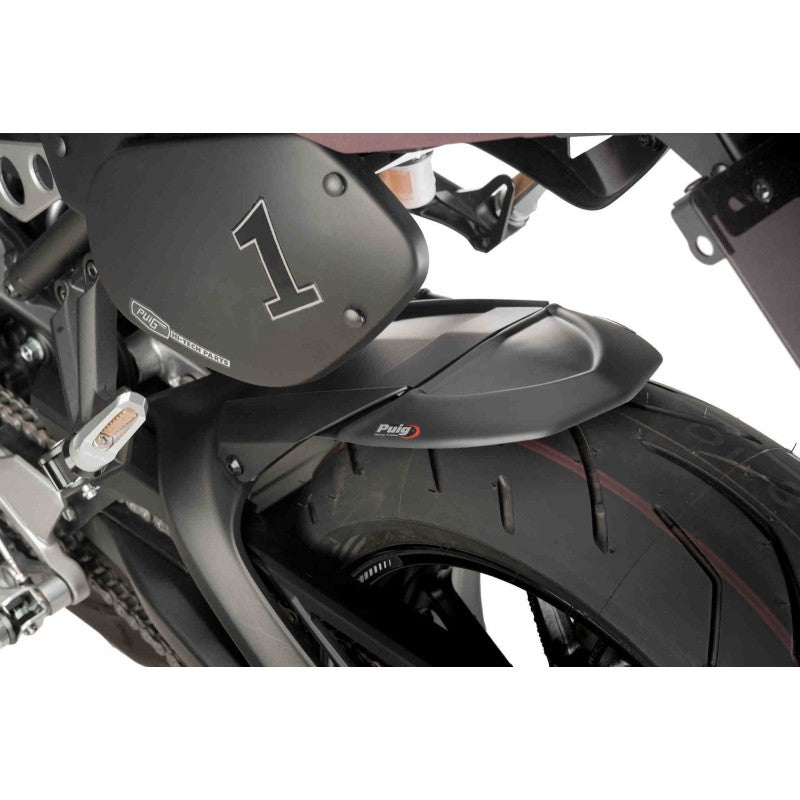 ESTENSIONE PARAFANGO POSTERIORE PUIG COMPATIBILE PER KAWASAKI VERSYS 1000 SE 2019 > 2024 NERO OPACO 3677J