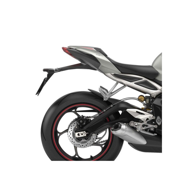 ESTENSIONE PARAFANGO POSTERIORE PUIG COMPATIBILE PER TRIUMPH STREET TRIPLE 765 R/RS 2020 > 2024 NERO OPACO 9906J