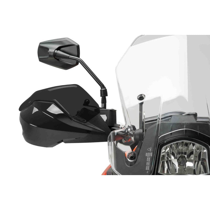 ESTENSIONI PARAMANI PUIG COMPATIBILE PER KTM SUPER ADVENTURE 1290 R/S 2017 > 2020 FUME SCURO COPPIA 9622F