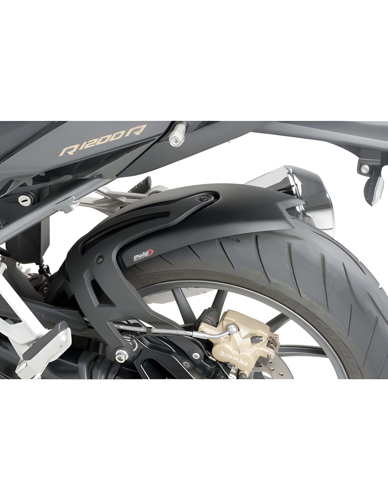 PARAFANGO POSTERIORE PUIG COMPATIBILE PER BMW R 1250 R 2023 > 2025 NERO OPACO 3503J