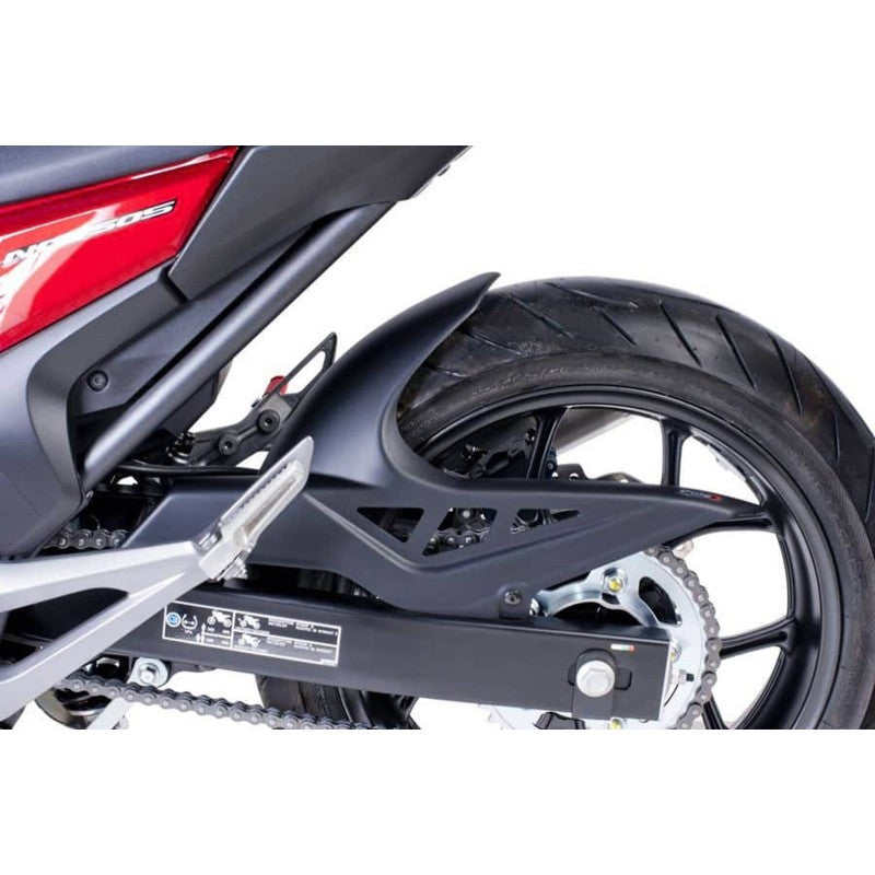 PARAFANGO POSTERIORE PUIG COMPATIBILE PER HONDA NC 750 X 2016 > 2020 NERO OPACO 6038J