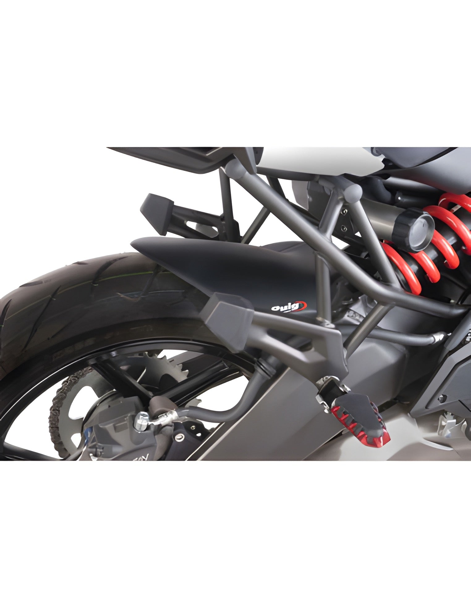 PARAFANGO POSTERIORE PUIG COMPATIBILE PER KAWASAKI VERSYS 650 2025 NERO OPACO 4407J