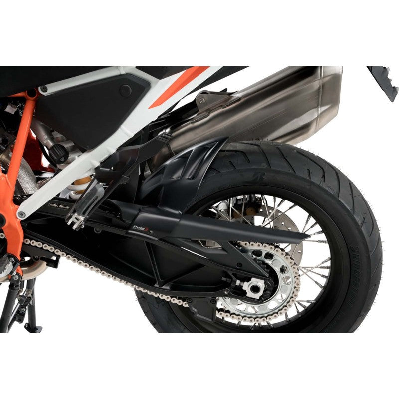 PARAFANGO POSTERIORE PUIG COMPATIBILE PER KTM SUPER ADVENTURE 1290 R/S 2021 > 2024 NERO OPACO 20649J