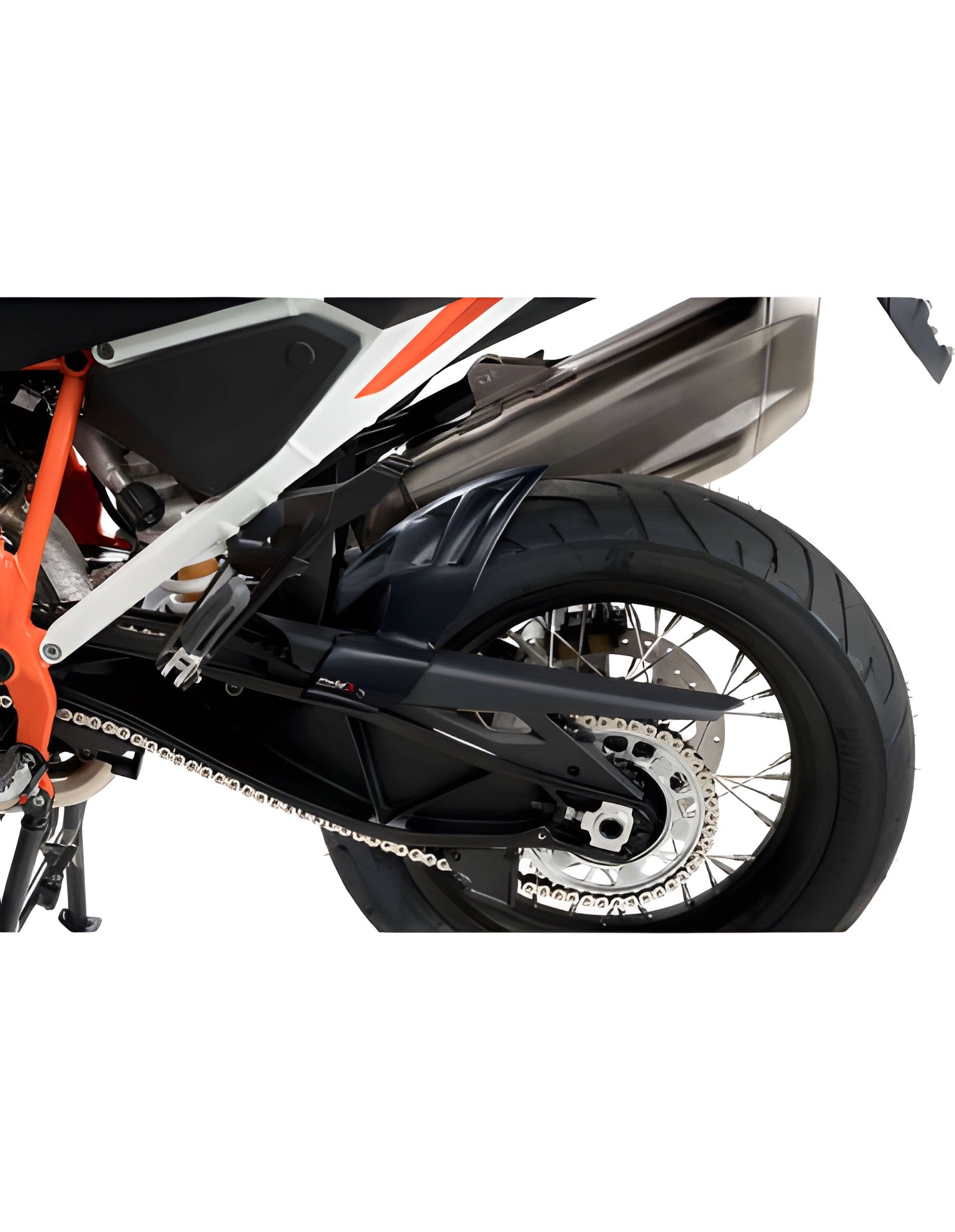 PARAFANGO POSTERIORE PUIG COMPATIBILE PER KTM SUPER ADVENTURE 1290 R 2024 > 2025 CARBON LOOK 20649C