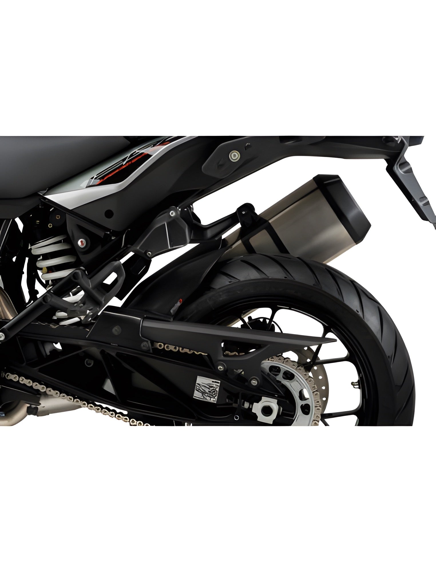 PARAFANGO POSTERIORE PUIG COMPATIBILE PER KTM SUPER ADVENTURE 1290 S 2017 > 2020 CARBON LOOK 3670C