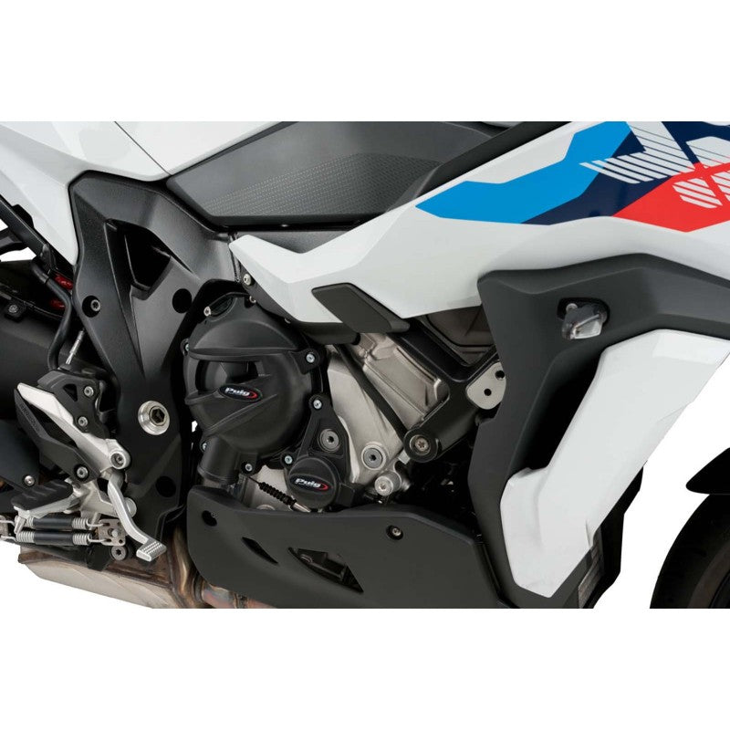 KIT PROTEZIONE CARTER MOTORE PUIG COMPATIBILE PER BMW S 1000 XR 2020 > 2024 NERO 21241N