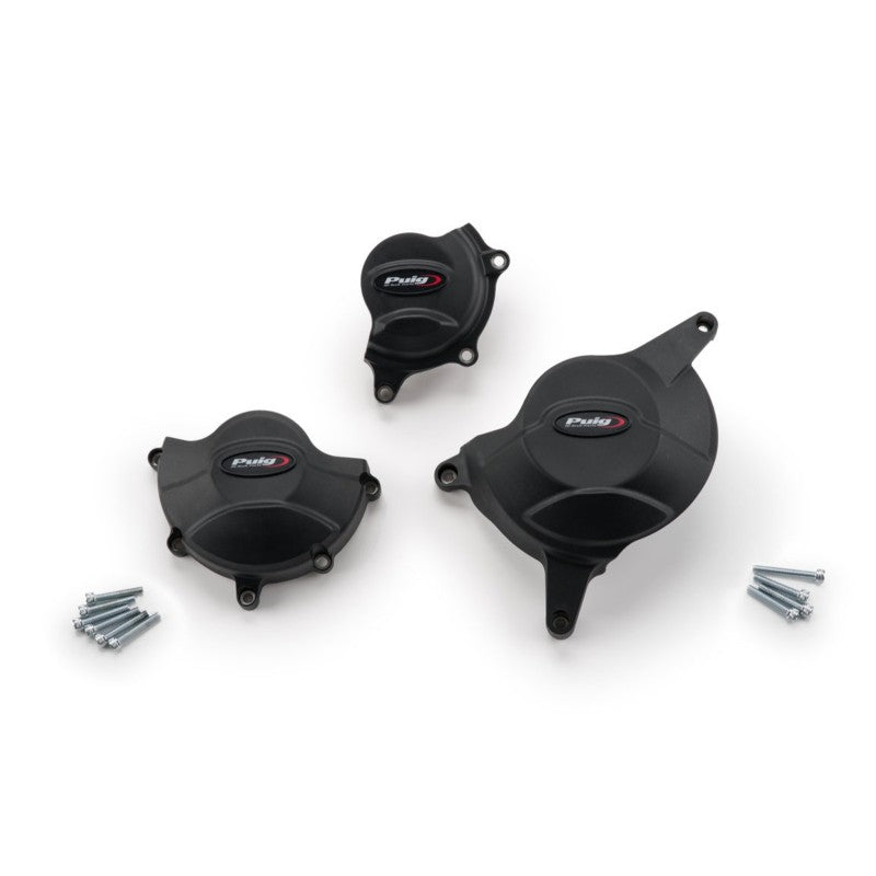 KIT PROTEZIONE CARTER MOTORE PUIG COMPATIBILE PER HONDA CBR 650 R 2019 > 2024 NERO 20625N
