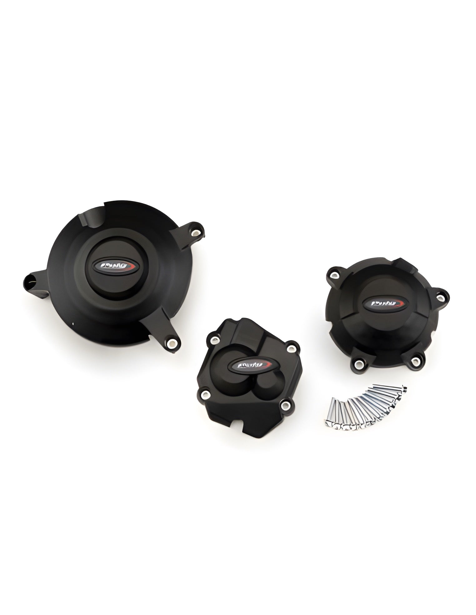 KIT PROTEZIONE CARTER MOTORE TRACK CAMPIONATO PUIG COMPATIBILE PER KAWASAKI ZX-10R 1000 2026 NERO 21514N