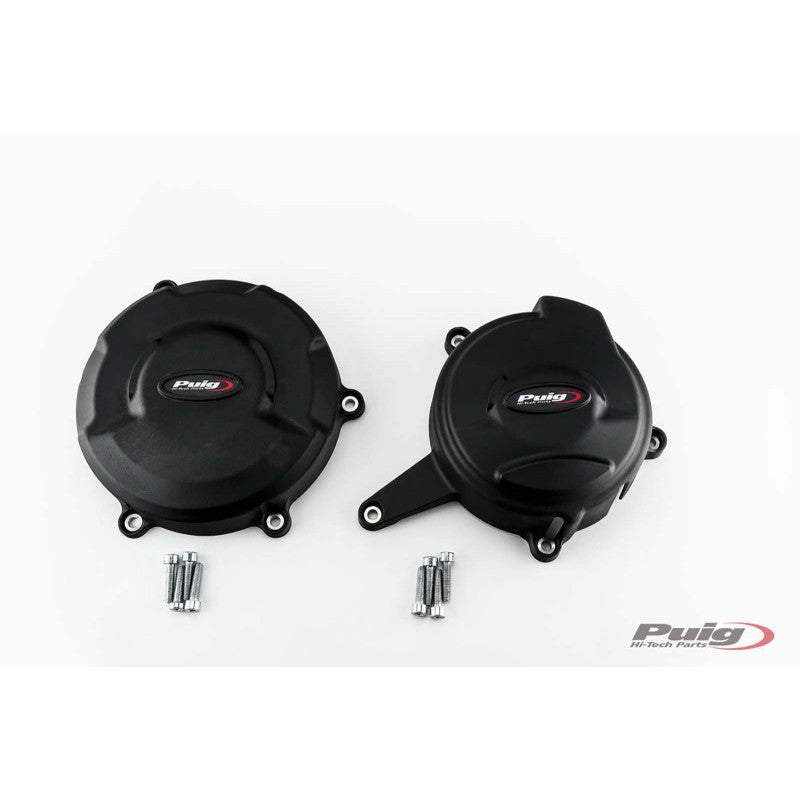 PROTEZIONE CARTER MOTORE TRACK PER CAMPIONATO PUIG COMPATIBILE PER DUCATI PANIGALE V4 1100 2020 > 2024 NERO 21505N