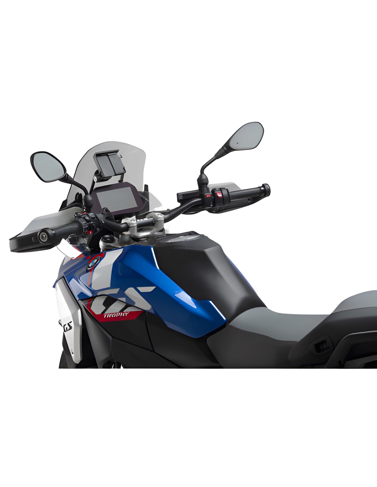 PROTEZIONE COPRISERBATOIO PER KIT PISTA PUIG COMPATIBILE PER BMW R 1300 GS 2023 > 2025 NERO OPACO 22311J
