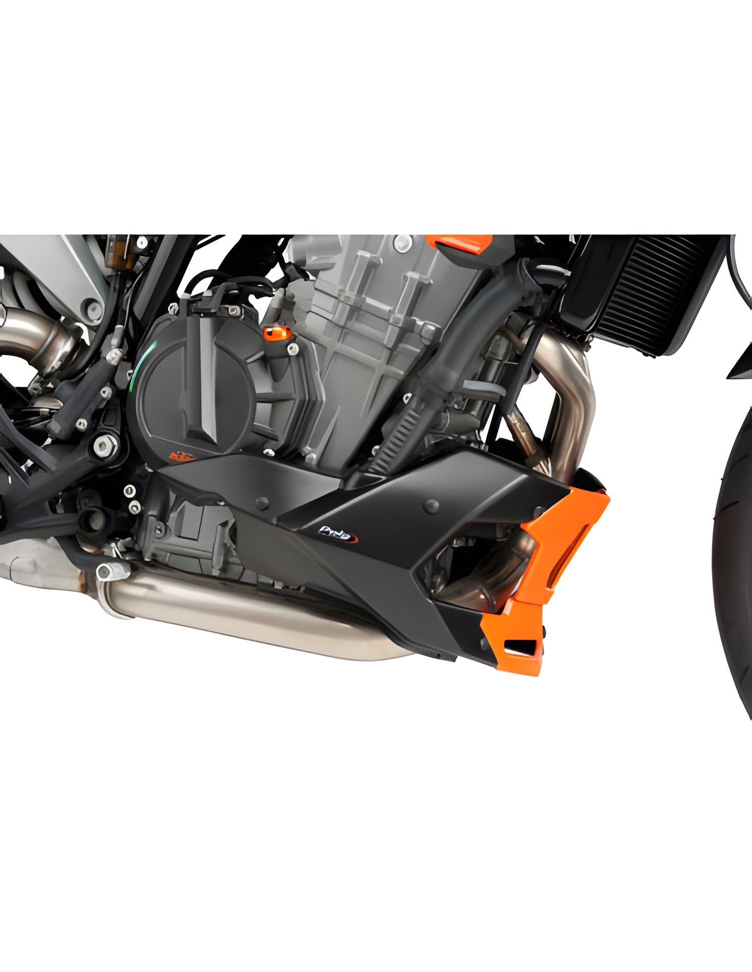 PUNTALE PUIG COMPATIBILE PER KTM DUKE 790 2022 > 2023 NERO OPACO 9669J