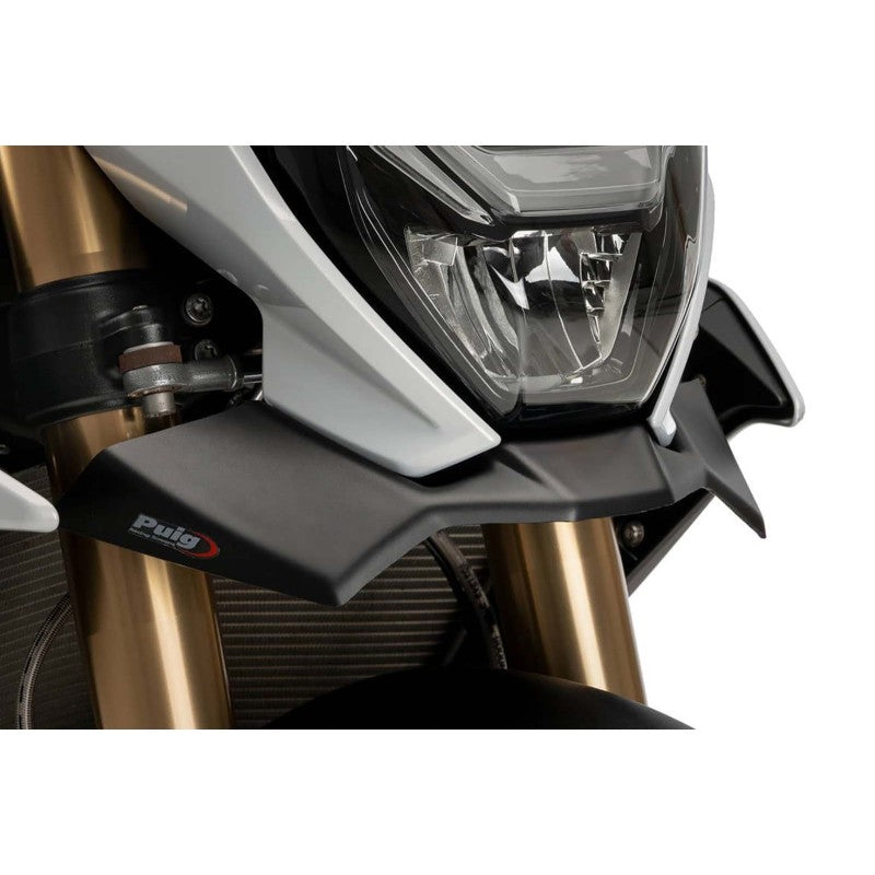 SPOILER ANTERIORE DOWNFORCE NAKED PUIG COMPATIBILE PER BMW S 1000 R 2021 > 2024 NERO OPACO 21135J