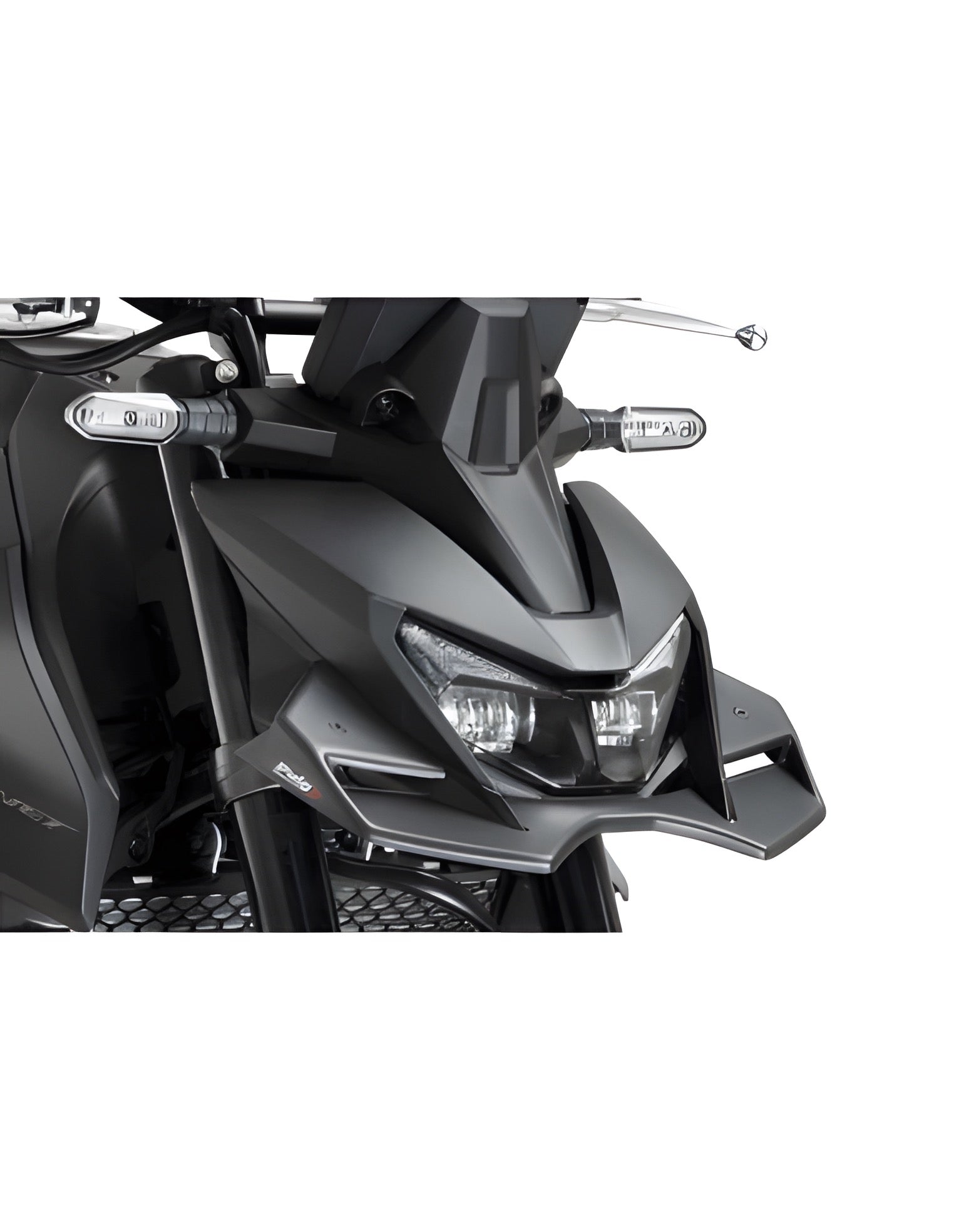 SPOILER ANTERIORE DOWNFORCE NAKED PUIG COMPATIBILE PER HONDA CB 750 HORNET 2025 NERO OPACO 22427J