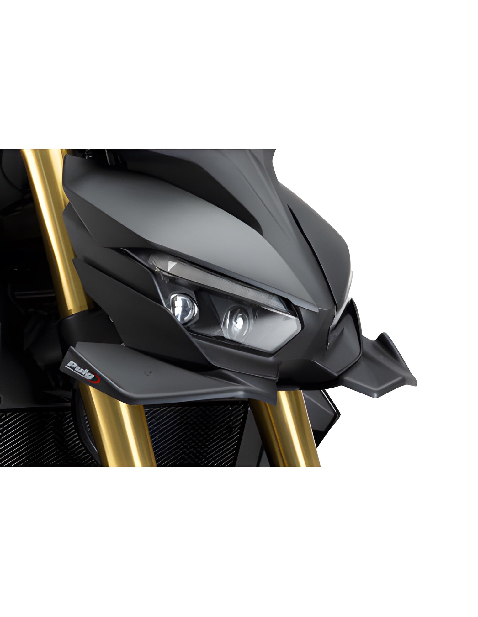 SPOILER ANTERIORE DOWNFORCE NAKED PUIG COMPATIBILE PER HONDA CB 1000 HORNET 2025 NERO OPACO 22383J