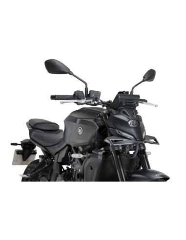 SPOILER ANTERIORE DOWNFORCE NAKED PUIG COMPATIBILE PER YAMAHA MT-07 700 2025 CARBON LOOK COPPIA 22417C