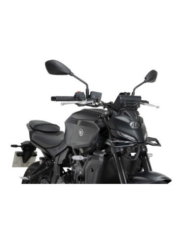 SPOILER ANTERIORE DOWNFORCE NAKED PUIG COMPATIBILE PER YAMAHA MT-07 700 2025 NERO COPPIA 22417N
