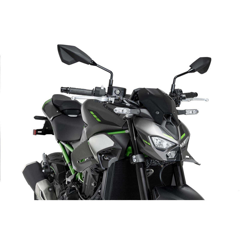 SPOILER D12 PUIG COMPATIBILE PER KAWASAKI Z 900 2025 CARBON LOOK 22445C