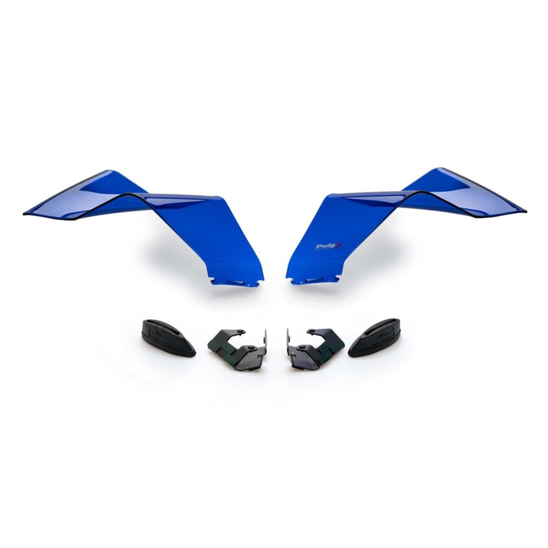SPOILER FRONTALE GP PUIG COMPATIBILE PER YAMAHA YZF-R1/R1M 1000 2020 > 2024 BLU 20523A