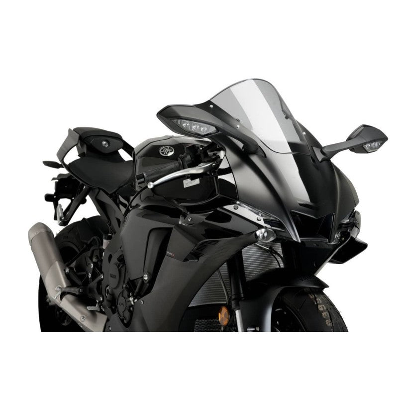 SPOILER FRONTALE GP PUIG COMPATIBILE PER YAMAHA YZF-R1/R1M 1000 2020 > 2024 NERO 20523N