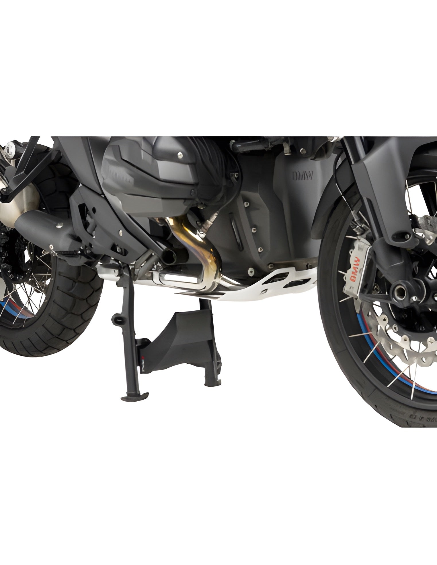 SPOILER INFERIORE PER KIT PISTA PUIG COMPATIBILE PER BMW R 1300 GS 2023 > 2025 NERO OPACO 22306J
