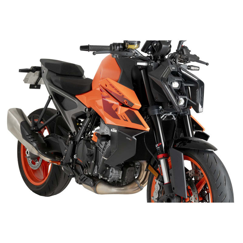 SPOILER LATERALE DOWNFORCE NAKED COPPIA PUIG COMPATIBILE PER KTM DUKE 990 R 2024 > 2025 NERO OPACO COPPIA 22174J