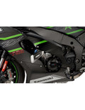 TAMPONI PARATELAIO MOD. PRO 2.0 PUIG COMPATIBILE PER KAWASAKI ZX-10RR 1000 2026 NERO COPPIA 21428N