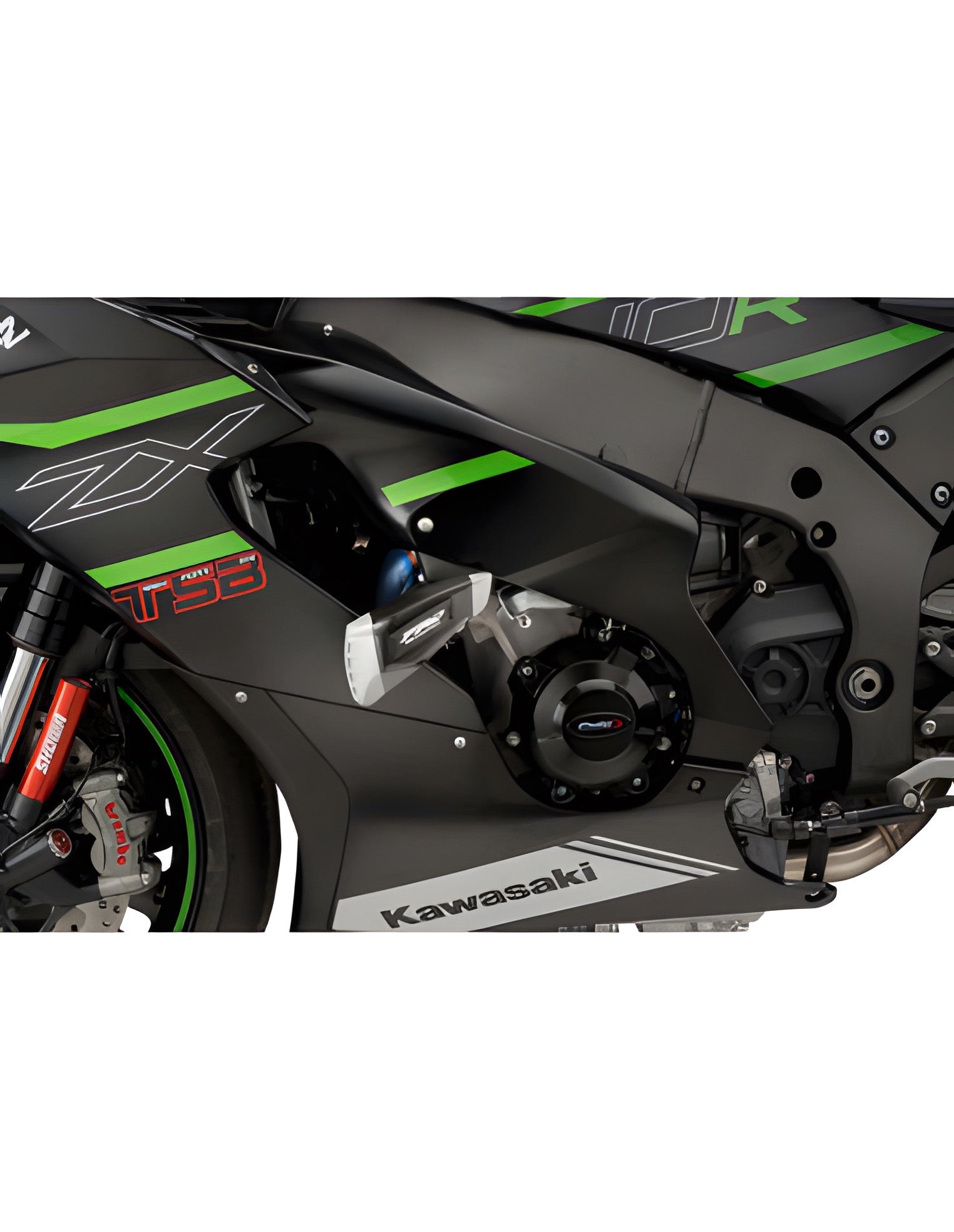 TAMPONI PARATELAIO MOD. PRO 2.0 PUIG COMPATIBILE PER KAWASAKI ZX-10RR 1000 2026 NERO COPPIA 21428N