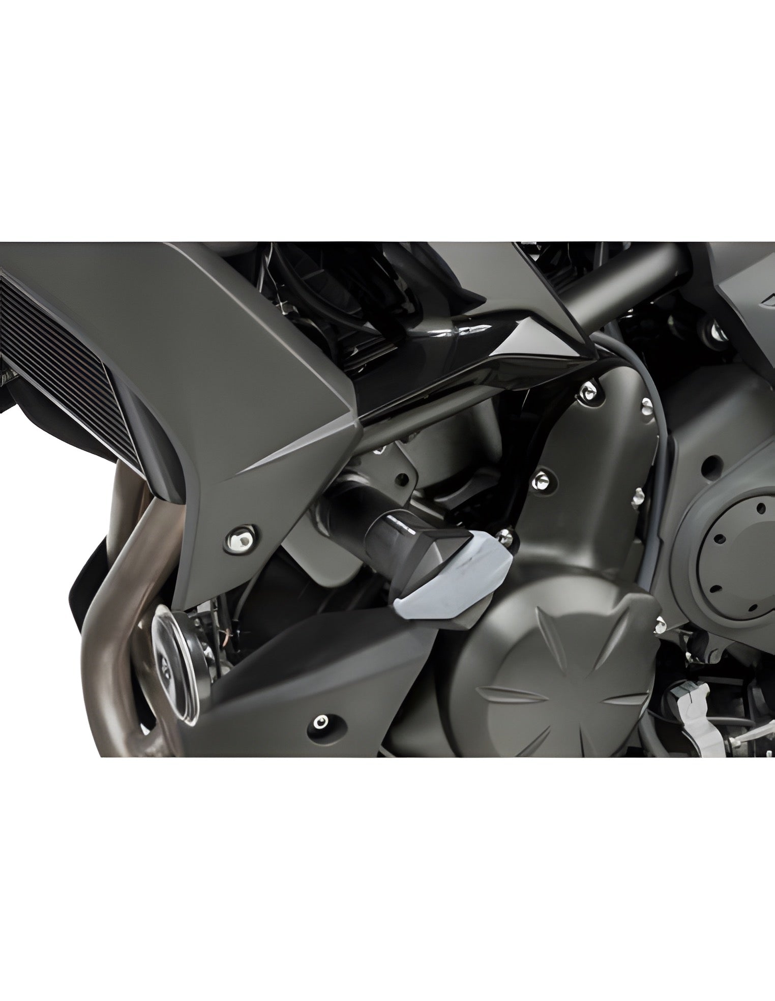 TAMPONI PARATELAIO MOD. R19 PUIG COMPATIBILE PER KAWASAKI VERSYS 650 2025 NERO COPPIA 7714N