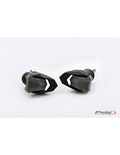 TAMPONI PARATELAIO MOD. R19 PUIG COMPATIBILE PER KAWASAKI ZX-10R 1000 2026 NERO COPPIA 5702N