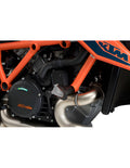 TAMPONI PARATELAIO MOD. R19 PUIG COMPATIBILE PER KTM SUPERDUKE 1290 R 2022 > 2024 NERO COPPIA 20450N