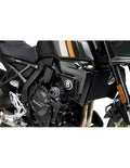 TAMPONI PARATELAIO MOD. VINTAGE 2.0 PUIG COMPATIBILE PER SUZUKI GSX-8TT 800 2025 NERO COPPIA 22686N