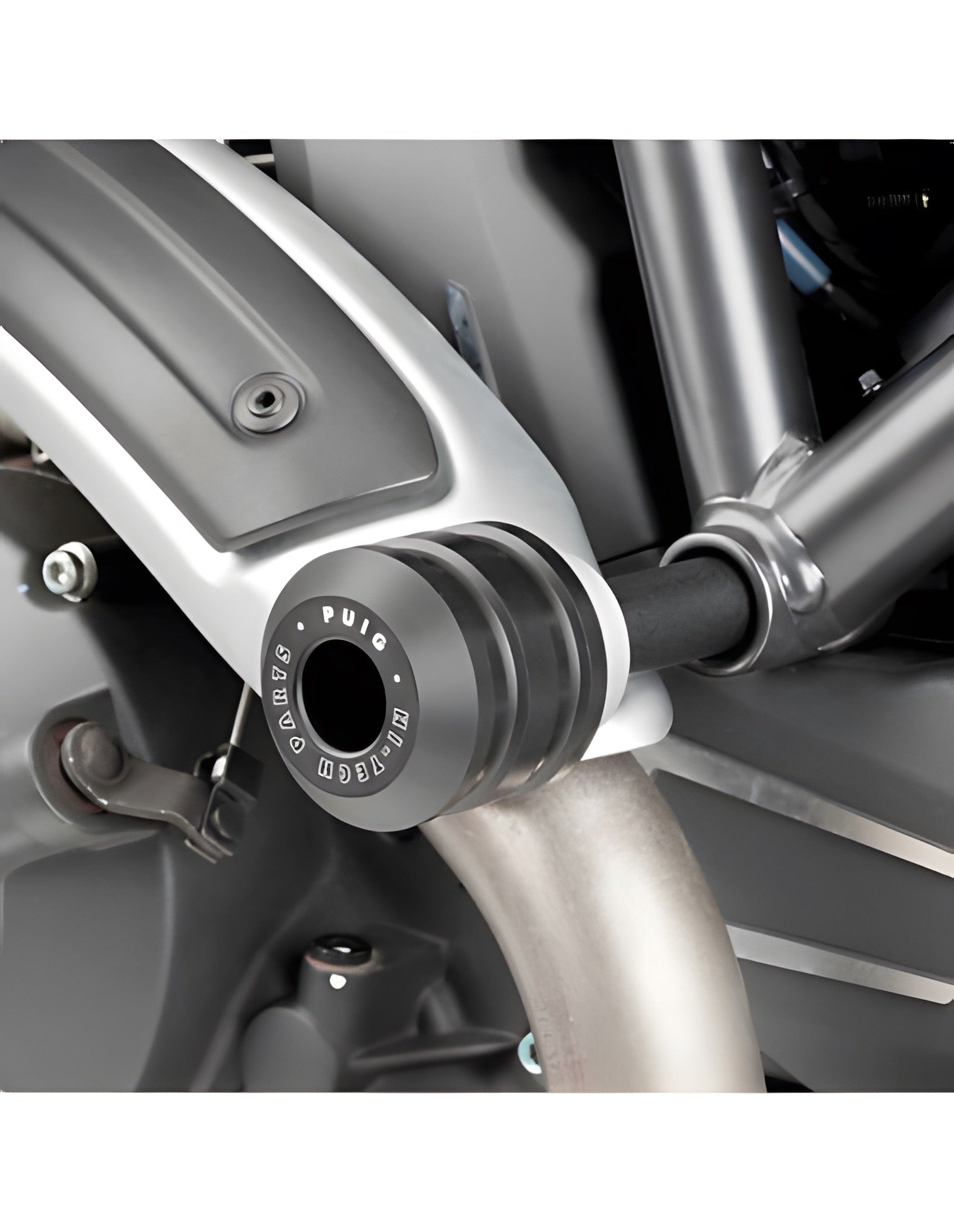 TAMPONI PARATELAIO MOD. VINTAGE PUIG COMPATIBILE PER DUCATI SCRAMBLER 800 ICON DARK 2023 > 2025 NERO COPPIA 8150N