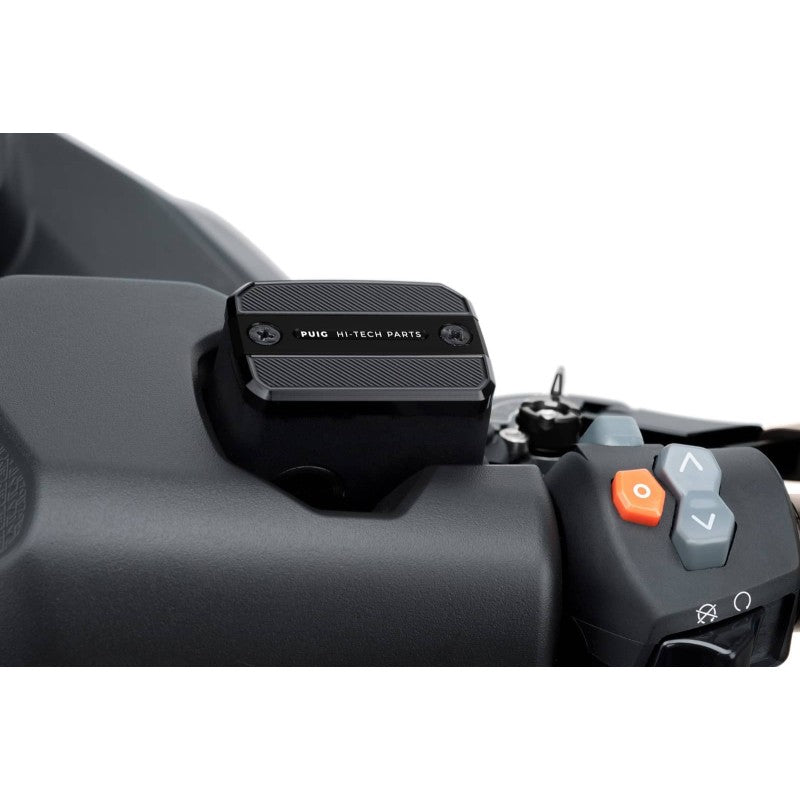 TAPPO SERBATOIO FLUIDO FRENO ANTERIORE PUIG COMPATIBILE PER DUCATI MONSTER 821 2014 > 2016 NERO 9499N