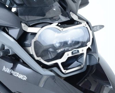 PROTEZIONE FARO ANTERIORE R&G PER BMW R 1200 GS ADVENTURE 2013 > 2018 INOX