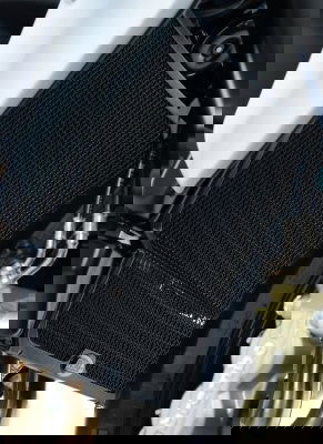 PROTEZIONE RADIATORE ACQUA R&G PER MV AGUSTA DRAGSTER 800 2014 > 2018 NERO