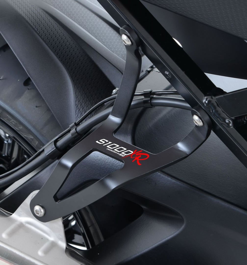 STAFFA SUPPORTO SCARICO R&G PER BMW S 1000 XR 2015 > 2019 NERO SINGOLO EH0064BK