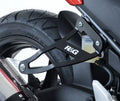 STAFFA SUPPORTO SCARICO R&G PER HONDA CBR 300 R 2014 > 2020 NERO SINGOLO