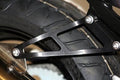 STAFFA SUPPORTO SCARICO R&G PER HONDA CBR 900 FIREBLADE 2000 > 2003 NERO SINGOLO