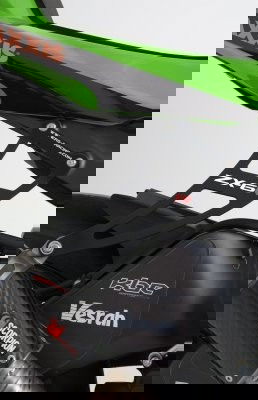 STAFFA SUPPORTO SCARICO R&G PER KAWASAKI ZX 6 R NINJA 2009 > 2023 NERO SINGOLO