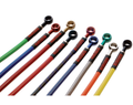 KIT TUBI FRENO ACCOSSATO COMPATIBILE PER  BMW R 850 R 1994 > 2002 TUBI 4 AGA0213 ANTERIORI E POSTERIORE  LAYOUT S